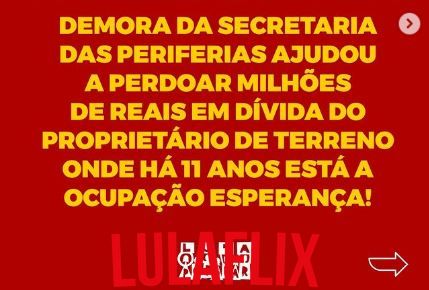 Atraso da pasta de periferias gera perda de dívida e encargos para famílias da ocupação Esperança