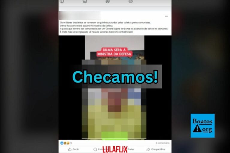 É falso que Dilma vá assumir o Ministério da Defesa em 2025