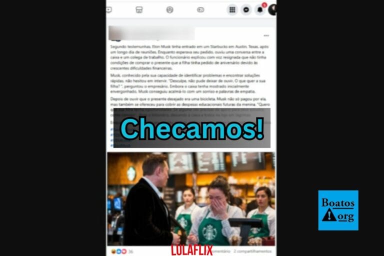 História que aponta para Elon Musk pagando bicicleta para filha de atendente do Starbucks é falsa