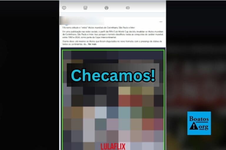 É falso que Fifa tenha retirado títulos mundiais de Corinthians, São Paulo e Internacional