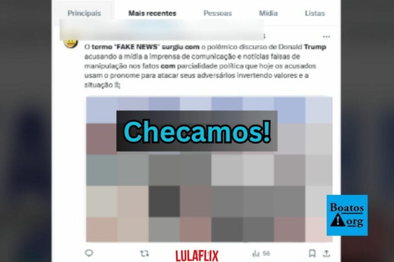 Ao contrário do que apontam mensagens, termo fake news não foi inventado por Trump