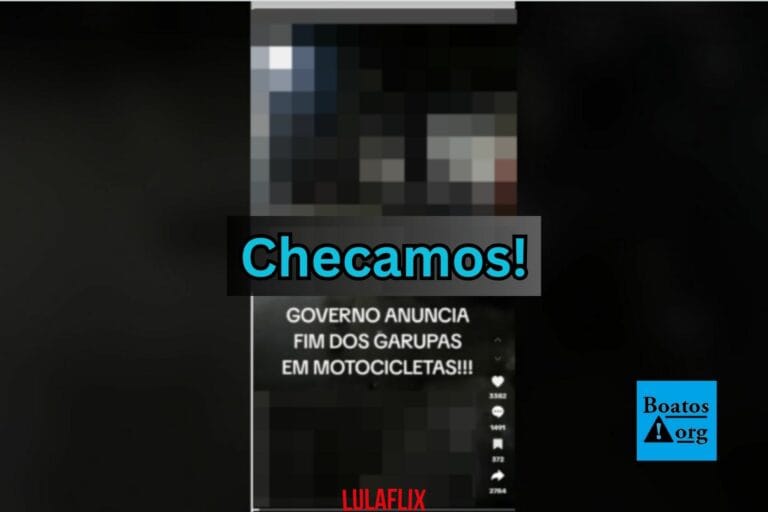 É falso que governo tenha anunciado o “fim de garupas” em motocicletas