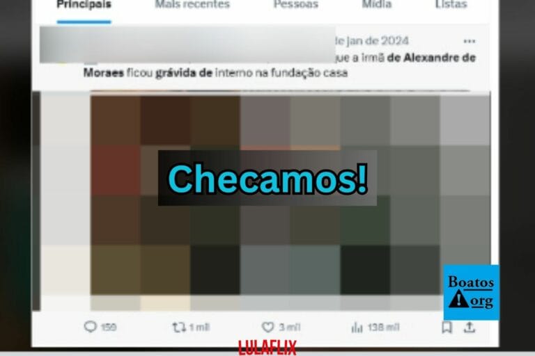 Acusação infundada: irmã de ministro não engravidou de funcionário da Fundação Casa