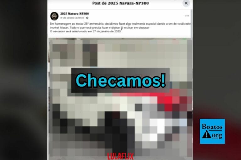 Golpe cita sorteio de carro por parte da Nissan para quem comentar no Facebook