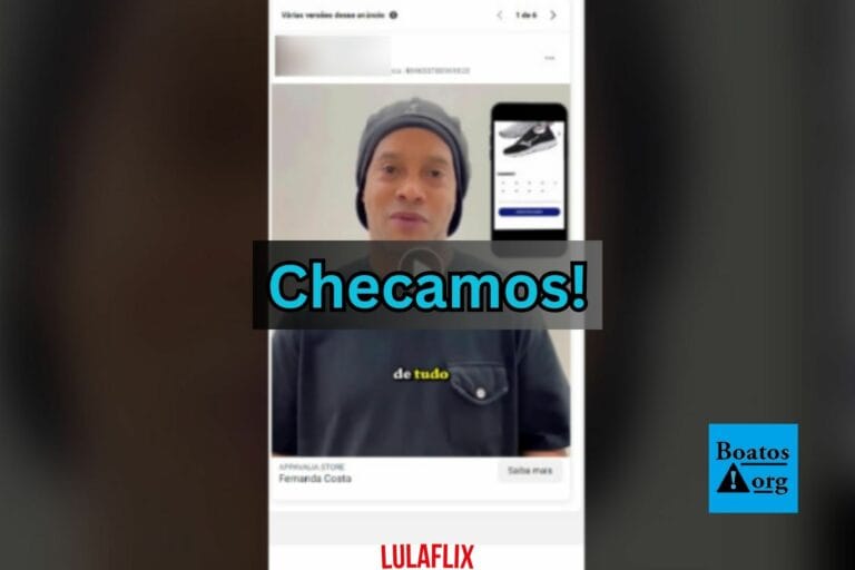 Golpe que cita tênis da Mizuno usa, agora, vídeo falso de Ronaldinho Gaúcho