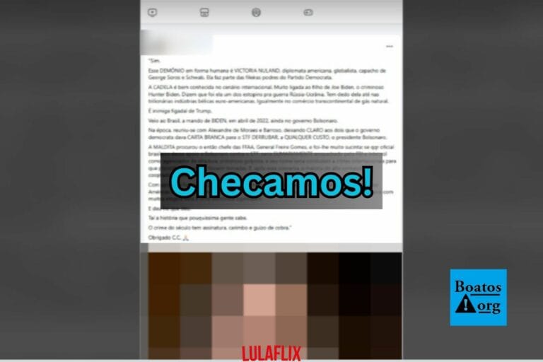 Texto que “culpa” Victoria Nuland por “situação do Brasil” tem caráter golpista e é cheio de informações falsas