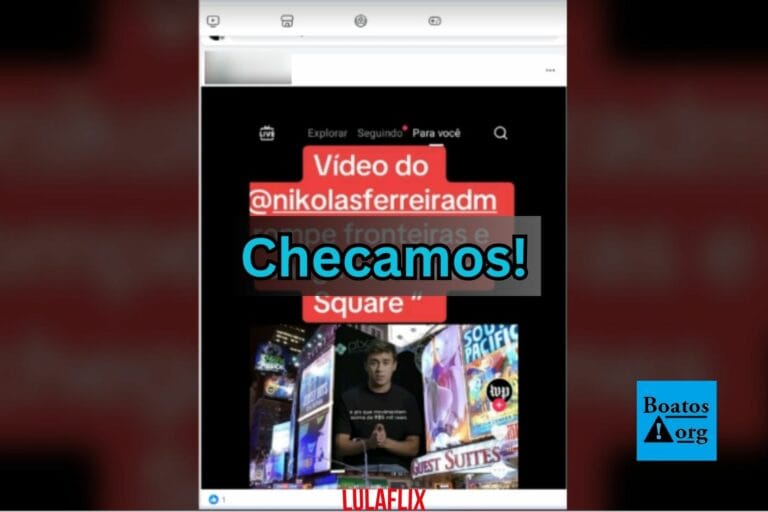 Vídeo de Nikolas Ferreira sobre o Pix não foi exibido na Times Square