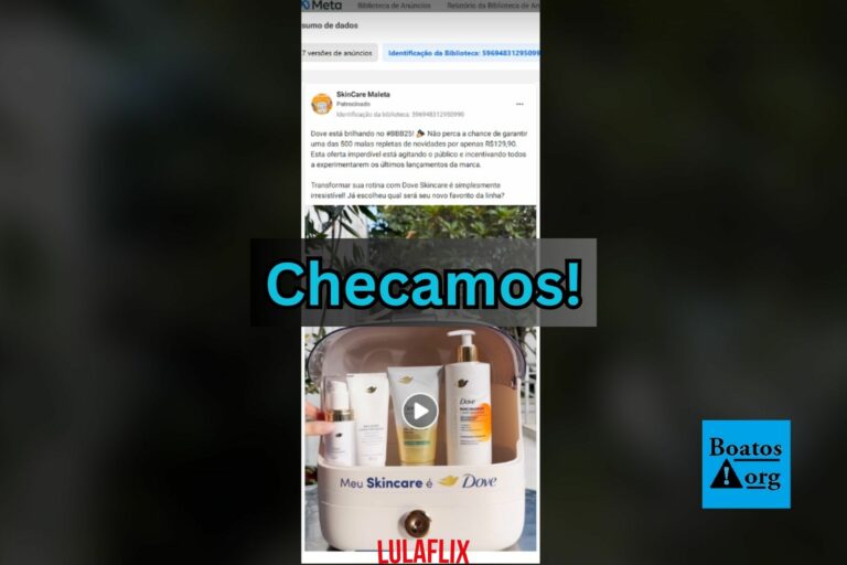 Golpe cita kit da Dove grátis e fala sobre o BBB 25