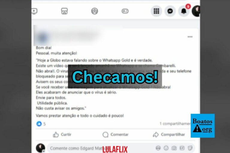 Fake news sobre “vírus Gambarelli” circula (de novo) na internet