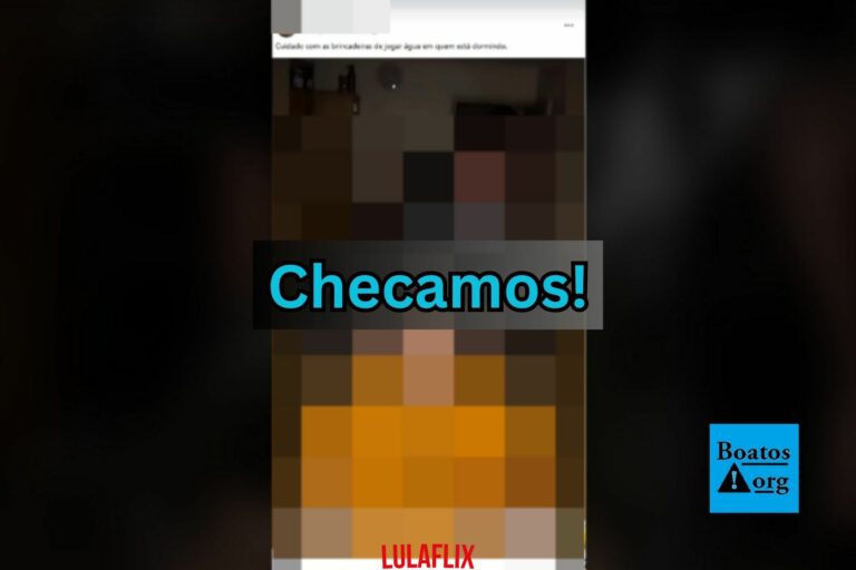 É falso que jovens tenham entrado em coma porque jogaram água enquanto eles estavam dormindo