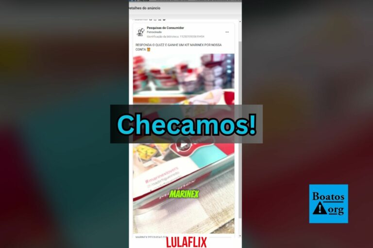 Golpe em redes sociais cita distribuição de kit da Marinex grátis