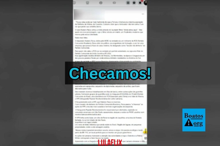 Texto com fakes sobre Rubens Paiva (o falso mártir) não foi escrito por Luiz Philippe de Orleáns e Bragança