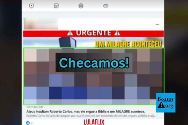 História que aponta que Roberto Carlos foi insultado por ateus na praia é fictícia e criada por IA