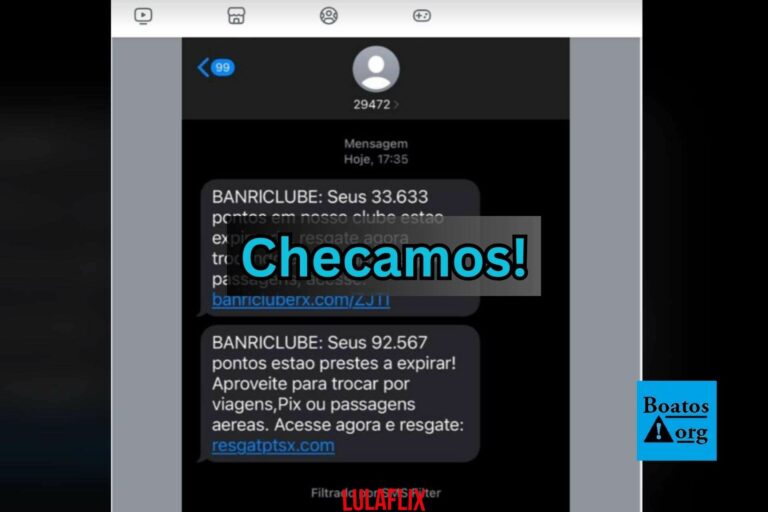 Golpistas enviam mensagem falando sobre “pontos Banriclube”, do Banrisul, via SMS