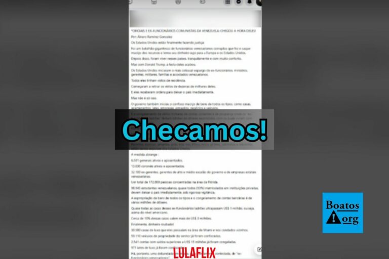 Não, Trump não expulsou ex-funcionários e oficiais comunistas da Venezuela