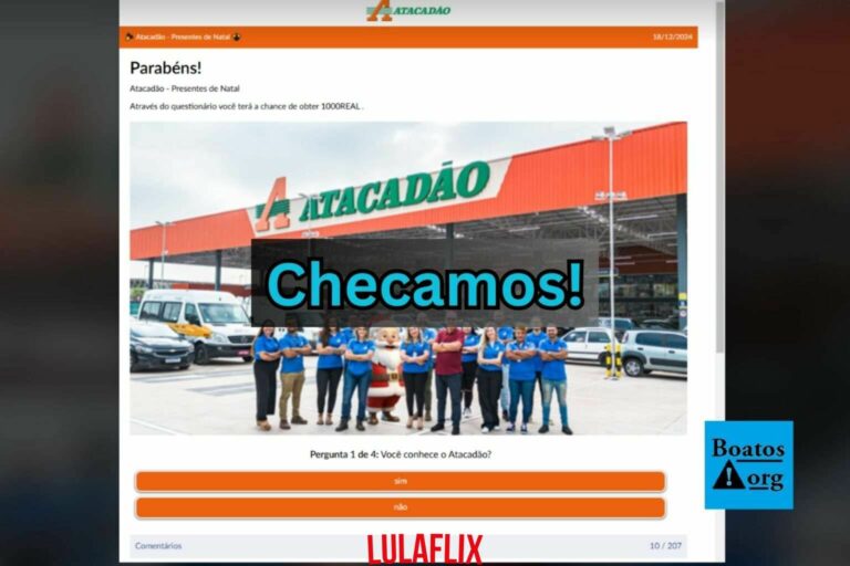 Golpe cita presente do Atacadão por causa do Dia Internacional da Mulher