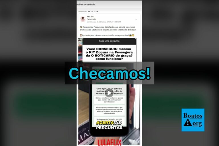 Golpe de Dia Internacional da Mulher cita produtos do O Boticário