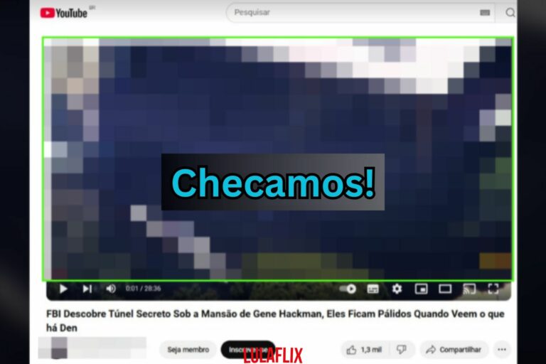 É falso que túnel foi descoberto na casa de Gene Hackman