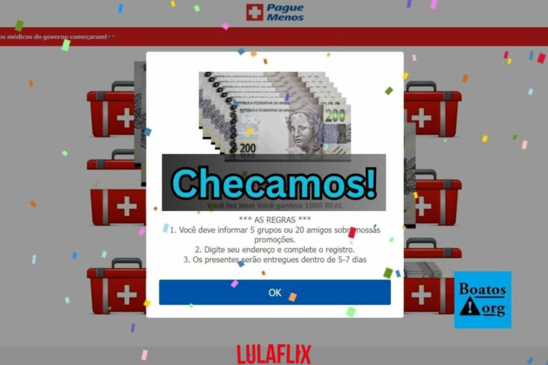 Golpes que ainda citam o Dia Internacional da Mulher falam de prêmios das Farmácias São João e Pague Menos
