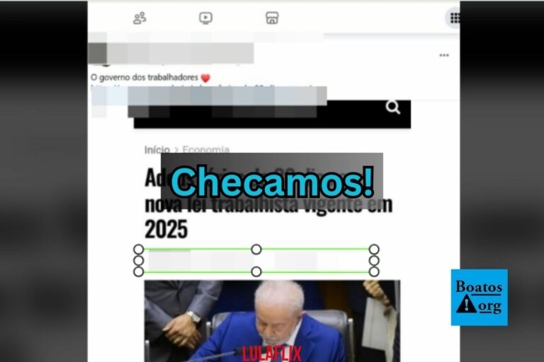 Não é verdade que governo Lula tenha aprovado o fim das férias de 30 dias remuneradas