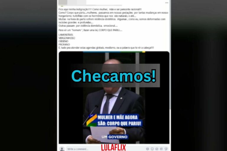 É falso que lei preveja mudança do nome de mãe para “corpo que pariu” na certidão de nascimento