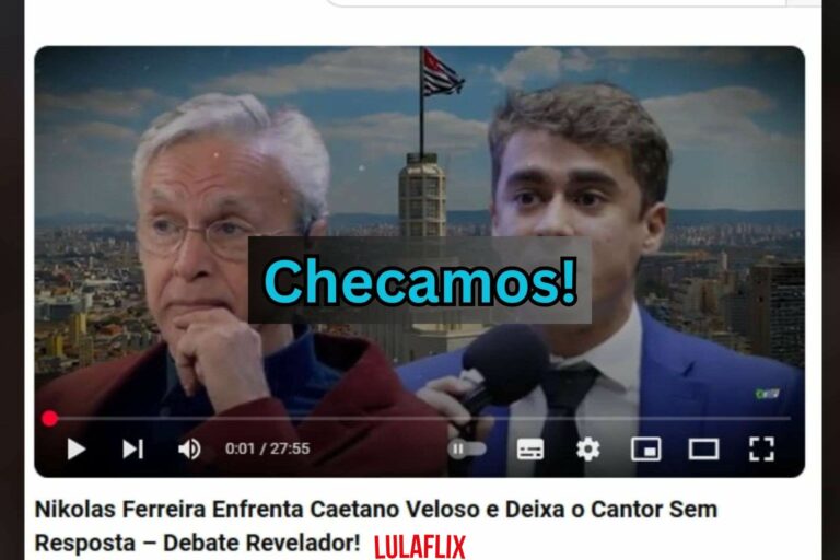 É falso que Nikolas Ferreira e Caetano Veloso tenham discutido durante um show